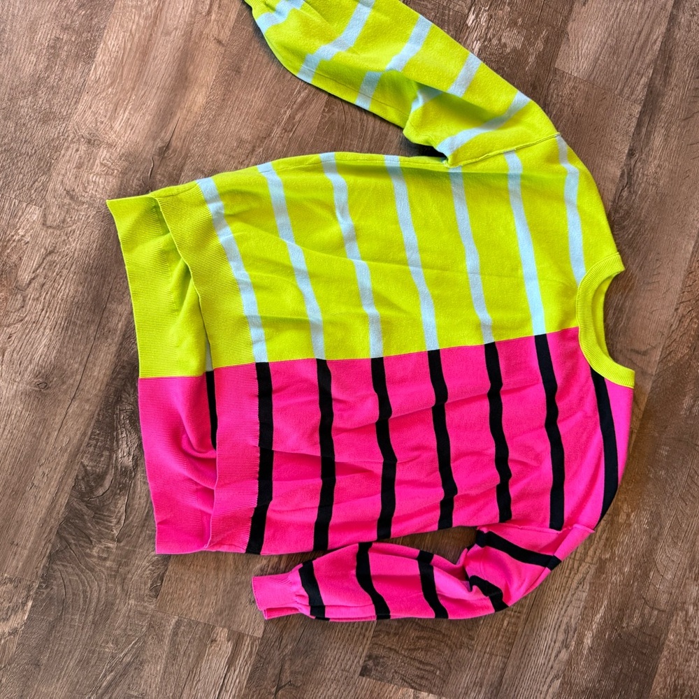 Vibrant Striped Sweater